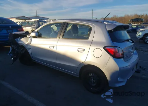 2021 Mitsubishi Mirage Carbonite Edition/Es/Le из США, поврежденный, VIN ML32AUHJ4MH009336